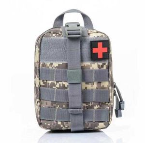 Outdoor Durable Medical First Aid Kit Bag Gym Sports Rescue Pouch Bags Military WaterProof survival Pack Emergency Nurse Molle EMT Tactical Hunting waist Belt Packs