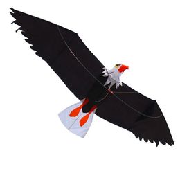 Outdoor Entertainment and Sports 2m hoogwaardige 3D Eagle Kite met handvat en 30 m lijn gemakkelijk te bedienen en goede vluchtprestaties 240424