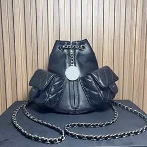 Mini portefeuille externe extérieur pour femme, sac à dos classique en cuir de vache matelassé rétro avec fermeture éclair, sac à main de luxe, porte-monnaie, pochette de soirée, pochette pour clés de styliste 17 10a+