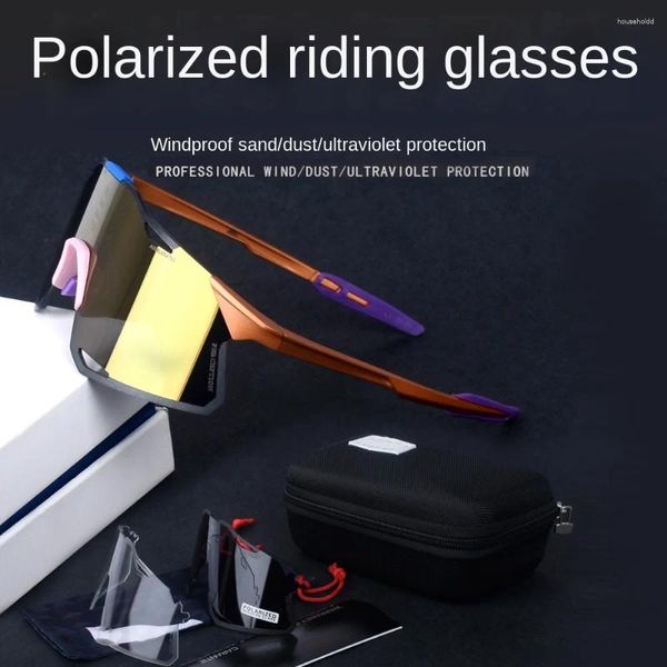 Lunettes d'extérieur polarisées pour hommes et femmes, 100 pour cent, cyclisme, UV400, sport, pêche, 2024