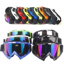 Lunettes de plein air Lunettes de motocross pour adultes Lunettes de moto Lunettes ATV Objectif clair Casque de ski Googles Off Road pour Kawasaki Gafas 231023