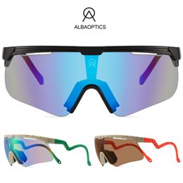 Lunettes de plein air Albaoptics Cyclisme Lunettes de soleil Hommes UV400 Sport Lunettes Vélo Vélo Alba Delta Femmes Mâle Optique Lunettes 230824