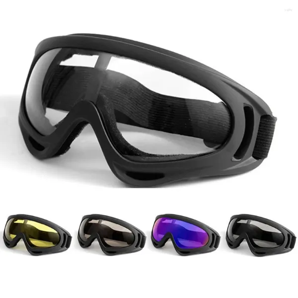 Portes de protection anti-lunettes extérieures Lignes de protection anti-éventail Louilles de conduite de moto anti-sable à l'épreuve du vent