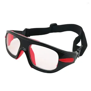 Loupes de basket-ball de lunettes extérieures détachables anti-buas résilientes à la flexion avec des pads à nez Protectif Sport Football Eye