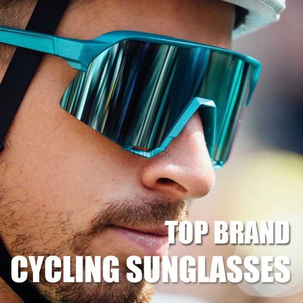 Lunettes de plein air Marque lunettes de cyclisme S3 hommes lunettes de vélo lunettes route montagne vitesse lunettes de vélo Sports de plein air équitation lunettes de soleil équipement 240122