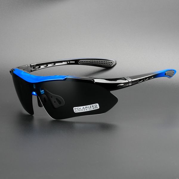 Lunettes de plein air Comaxsun lunettes de cyclisme polarisées professionnelles lunettes de vélo lunettes de soleil de vélo de sport UV 400 avec 5 lentilles TR90 2 style 230925