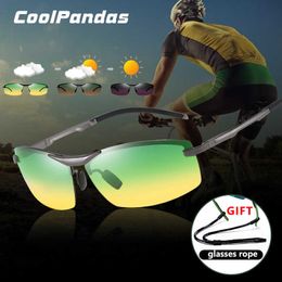 Outdoor bril coolpandas fotochromic fietsglazen heren gepolariseerde zonnebril sporten rijbeveiliging bril bril vrouwen gafas ciclismo hombre t220926