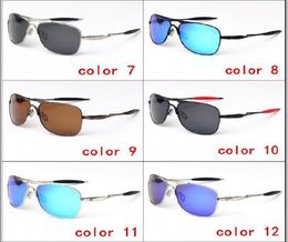 Gafas de sol de marca polarizadas de gafas al aire libre Crossas de sol, gafas de sol de 61 mm de goma de goma de goma.