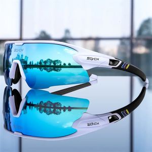 Lunettes extérieures lunettes de cyclisme HD contraste élevé UV400 polarisées hommes femmes sport course Ski montagne lunettes de soleil 231009