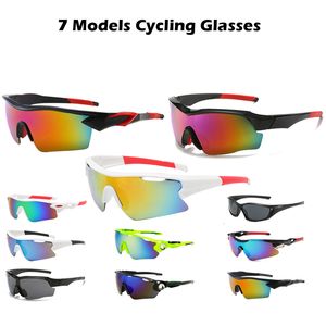 Lunettes extérieures lunettes de cyclisme lunettes de soleil pour hommes femmes Sport équitation lentille vélo vélo lunettes coupe-vent 230925