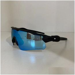 Outdoor-Brillen Radfahren Sonnenbrillen Brillen UV400 Polarisierte schwarze Linse Sport Reitbrille MTB Fahrradbrille mit Etui für Männer Frauen Otit4