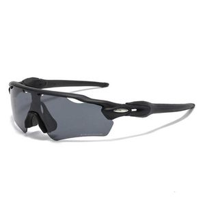 Lunettes de soleil cyclistes de lunettes extérieures UV400 Polaris Black Lens Sports Grasses Lunets MTB LOGGLES DE BICYLE