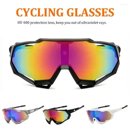 Lunettes extérieures cyclisme lunettes de soleil UV400 Protection coupe-vent lunettes hommes femmes sport équitation pêche course randonnée