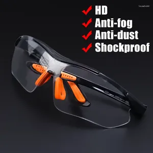 Lunettes de plein air cyclisme coupe-vent lunettes anti-sable sécurité ventilé HD lunettes de travail laboratoire de travail lunettes de verre Peotective lunettes