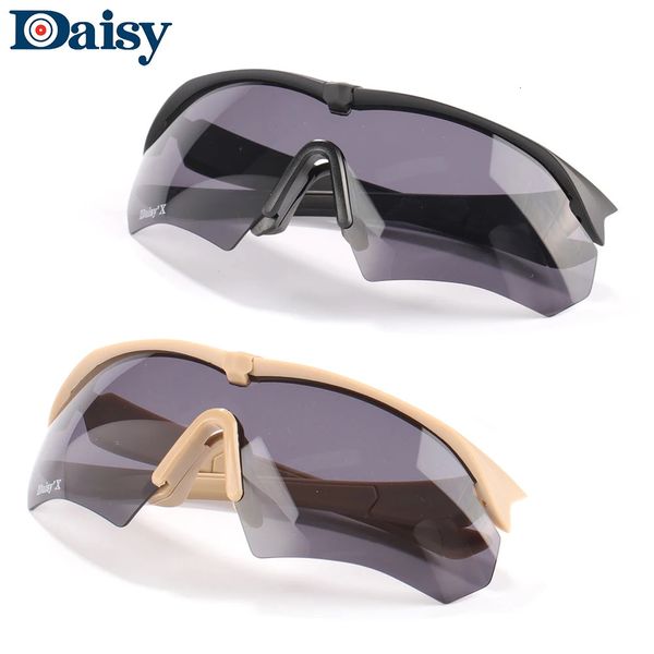 Lunettes extérieures Daisy marque lunettes de tir tactiques lunettes militaires équitation avec 3 lentilles boîte d'origine hommes s 231201