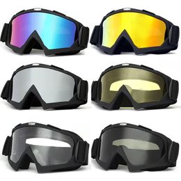 Outdoor Brillen Dirt Motorcycle Goggles Helmen fietsbril Fietsen Moto Skiën Winddicht Zanddicht UV-bescherming Zonnebril 231012