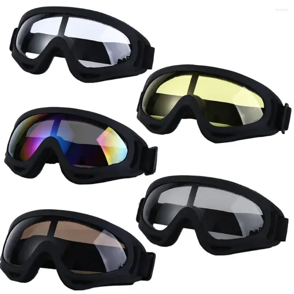 Lunettes d'extérieur pour les lunettes de mode de mode anti-sable anti-sable Lunettes de soleil à poussière à travers les verres à vélo de moto conduisant