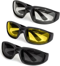 Gafas de alerta al aire libre Gases de motocicleta de moda Racing Antiglare a prueba de viento