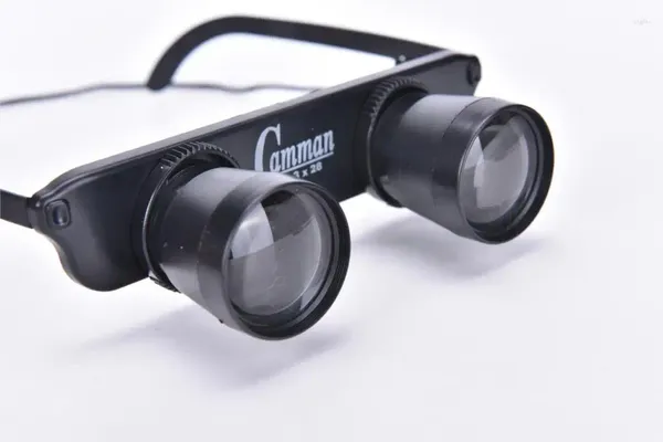Lunettes extérieures haute qualité noir 3x28 loupe lunettes Style pêche optique jumelles télescope lentille oculaire 1 Pc