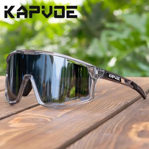 Eyewes extérieurs Kapvoe Men Polarized Cycling Sunglasses Femme Road Bike UV400 Goggles Mountain Bicycle Grasses Sports