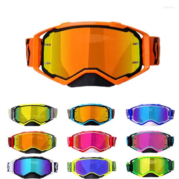 Gafas al aire libre Gafas de motocrós Gafas de sol de ciclismo Gafas de motocicleta Nieve Esquí Snowboard Moto Cross Bike para hombres