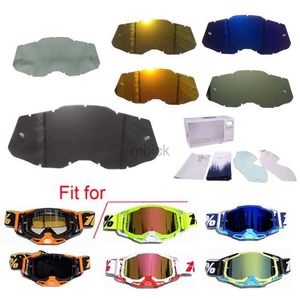 Outdoorbrillen Motorcross-country bril lens heeft 6 kleuren helder rokerig blauw rood lens bril tas beschermende scheurbare film 100 stijl 240122