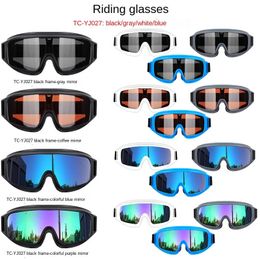 Outdoorbrillen Motorbril Anti-fiets Motocross-zonnebril Sport Skibril Winddicht Stofdicht UV-beschermende uitrusting Accessoires 231012