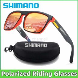 Outdoor bril Nieuwe 6 kleuren Shimano gepolariseerde bril voor mannen en vrouwen buiten sport wandelen klassieke bril fietsen vissen UV400 zonnebril