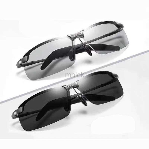 Gafas al aire libre Nuevas gafas de conducción Gafas de sol de visión nocturna Anti-UV Hombre Mujer Gafas polarizadas para adultos Accesorios de coche antideslumbrantes para conductor 240122