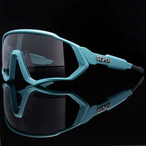 Outdoor Eyewear Photochromic cycling bicycle glasses for outdoor sports sunglasses mtb road bike protection glasses men women cycle equipment P230505