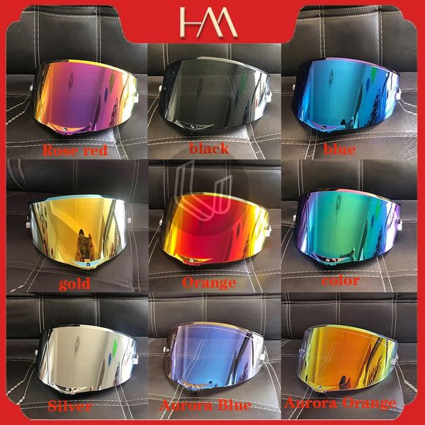 Gafas al aire libre Pista Casco Visor Lente de motocicleta Gafas Cara completa para AGV Pista GP RR Corsa R GPR Race 3 Accesorios 231213