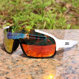 Outdoor bril Poc Crave Do gepolariseerde Airsoftsports Blade fietsen Sungril Men Sport Road Mountain Bike Glasse 230524