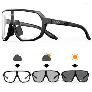 Lunettes d'extérieur Pochromic, lunettes de soleil de cyclisme, vtt, équitation sur route, accessoires de protection UV400 pour hommes et femmes