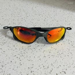 Gafas polarizadas para exteriores, montura de aleación para bicicleta, gafas para correr para hombres y mujeres, gafas de sol para ciclismo, gafas para pescar y andar en bicicleta UV400