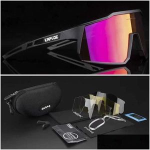 Lunettes de plein air Lunettes de cyclisme polarisées UV400 Lunettes de soleil Tr90 Gafas VTT Sport Lunettes de vélo de course Vélo Hommes / Femmes Drop Livraison Dhjl5