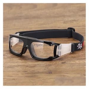 Outdoor Brillen Professionele Slagvaste Sportbril Voor Mannen Vrouwen Met Zachte Sile Kussen Voetbal Basketbal En Drop Dhkg1
