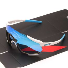 Lunettes extérieures Lunettes d'équitation 100% professionnel changement de couleur sports extérieur vent sable jour nuit double usage vélo de course mâle