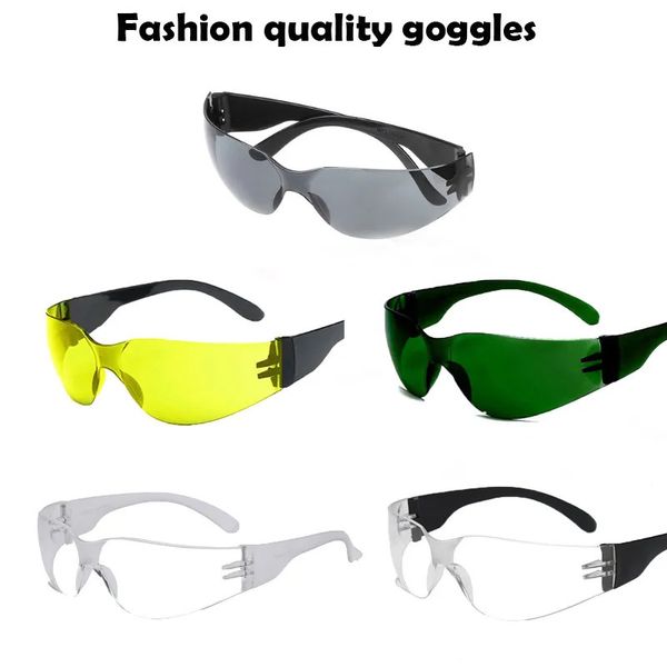 Lunettes extérieures lunettes de soleil d'équitation sport hommes et femmes sans monture UV400 cyclisme moto Anti UV lunettes de sécurité 231012