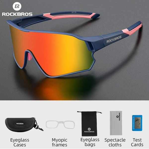 Gafas al aire libre ROCKBROS Gafas de bicicleta UV400 Protección solar polarizada Hombres Mujeres Gafas Ciclismo Gafas de sol Outstoor Gafas de bicicleta 231118