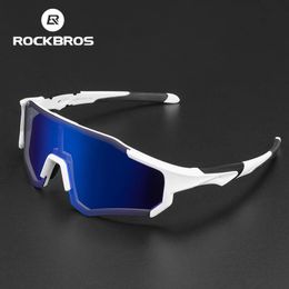 Lunettes d'extérieur ROCKBROS lunettes de cyclisme lunettes de soleil à verres polarisés pochromiques UV400 lunettes de Protection ski pêche escalade lunettes de vélo 231204