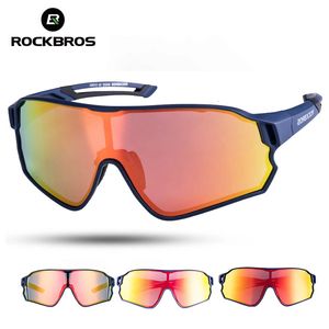 Lunettes d'extérieur ROCKBROS lunettes de cyclisme vtt vélo de route lunettes de soleil polarisées Protection UV400 ultra-léger unisexe lunettes de vélo équipement de Sport 231204