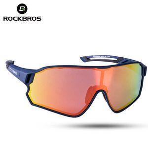 Outdoor bril rockbros fietsenglazen gepolariseerde MTB Road Bike Glazen Ultralight UV400 Protection Cycling Sunglasses unisex Bicycle Goggles T220926