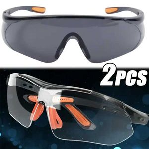 Lunettes de plein air Lunettes de sécurité Cyclisme Coupe-vent Ventilé HD Lunettes de travail Laboratoire de travail Moto Sécurité Sandproof Verre de protection Goggle 240122