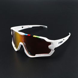 Outdoor bril Saoan Cycling Eyewear Cycling zonnebril voor mannen en vrouwen Bicicleta Gafas Ciclismo Cycling Glazen fietsen zonnebril 4lens 230428