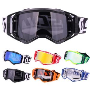 Lunettes de lunettes extérieures Scomotocross Goggles Downhill Off Road Verghes Cross Bike MX Motorcycle Goggle7503133