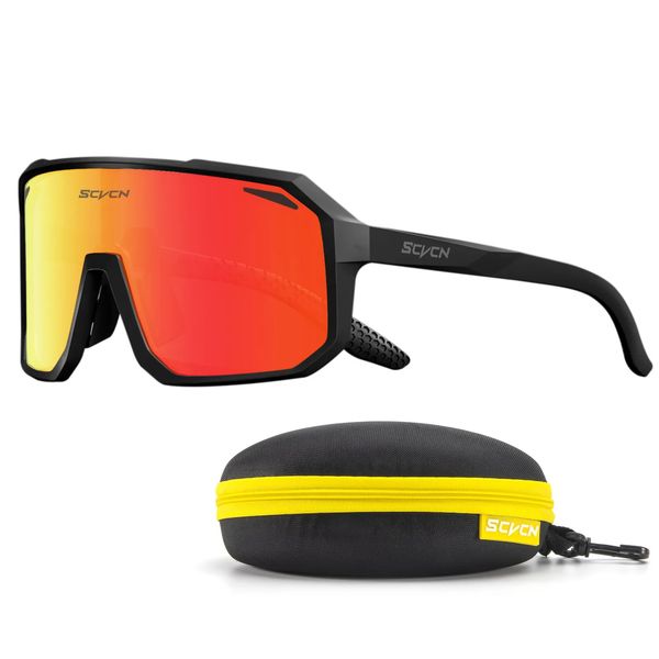 Lunettes de plein air SCVCN hommes femmes sport P ochromique cyclisme lunettes de soleil mâle vtt vélo lunettes route course lunettes de pêche avec étui 231012