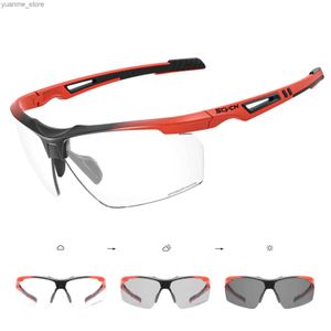 Outdoor bril scvcn fotochromic fietsglazen fiets zonnebril UV400 fietsen brillen rit buiten sportfiets fietsen fietsen apparatuur y240410