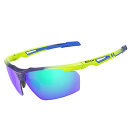 Lunettes d'extérieur SCVCN lunettes de cyclisme polarisées sport hommes femmes lunettes de soleil vélo de route de montagne lunettes de vélo lunettes de protection d'équitation 1 lentille 231108