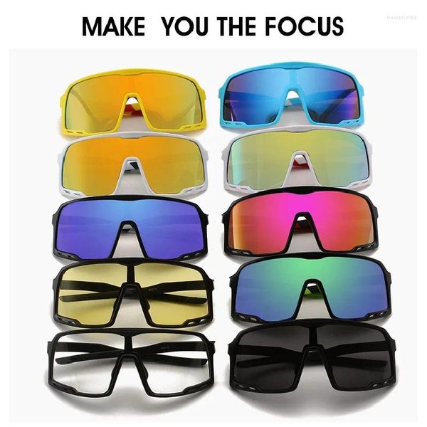 Gafas de sol para exteriores, gafas de sol deportivas para ciclismo, gafas de sol con espejo reflectante para hombre y mujer, gafas coloridas para conducir UV400