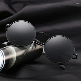 Lunettes de plein air lunettes de soleil rondes polarisées hommes femmes lunettes de pêche Camping randonnée conduite Sport lunettes de soleil UV400